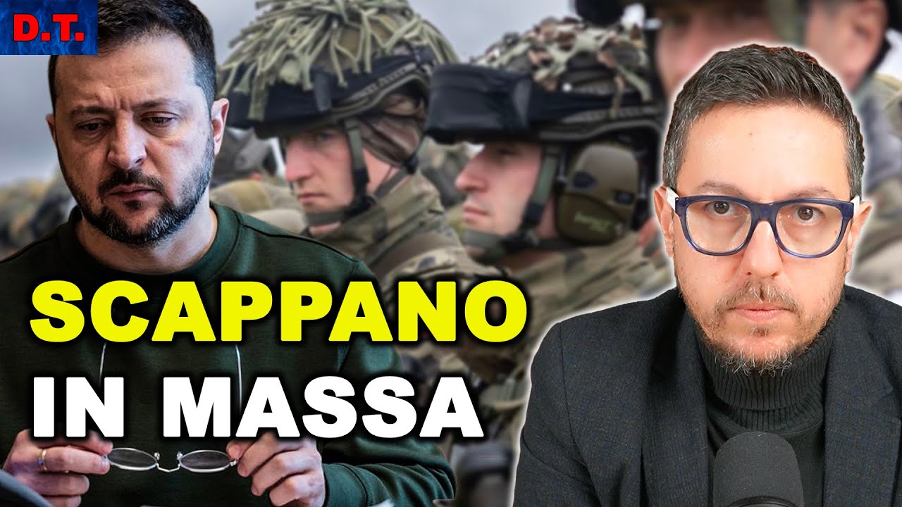 KIEV VUOLE UN ESERCITO ENORME A SPESE DELL’EUROPA MENTRE I SOLDATI SCAPPANO