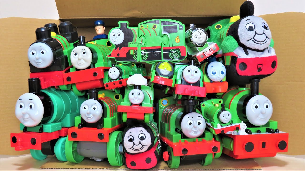 Thomas & Friends Playing with my Percy toy collection