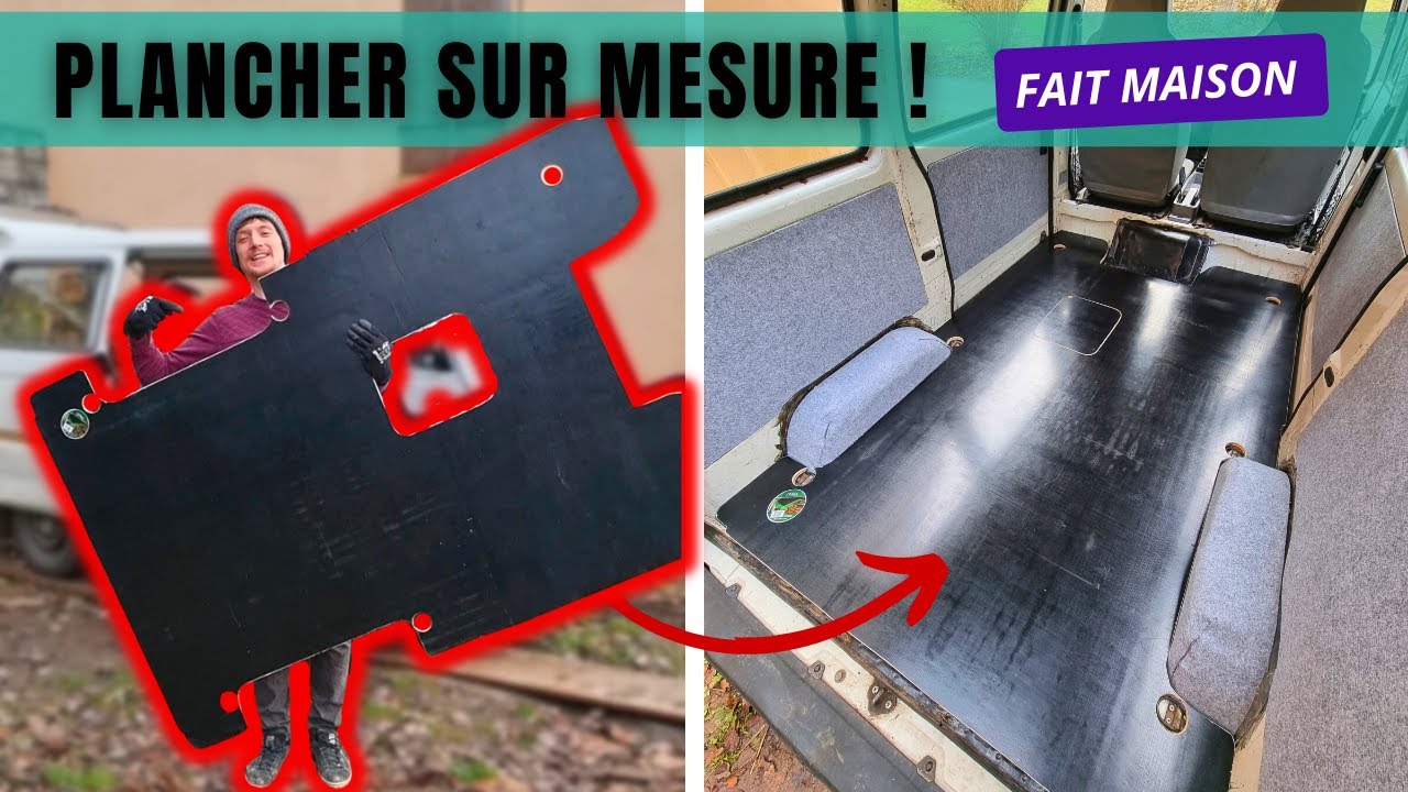 Je fabrique le PLANCHER de mon MINI VAN aménagé ! (van, fourgon, utilitaire) (ep 05)