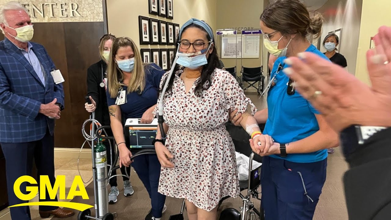 Mom of three who battled COVID-19 for a year reunited with family l GMA
