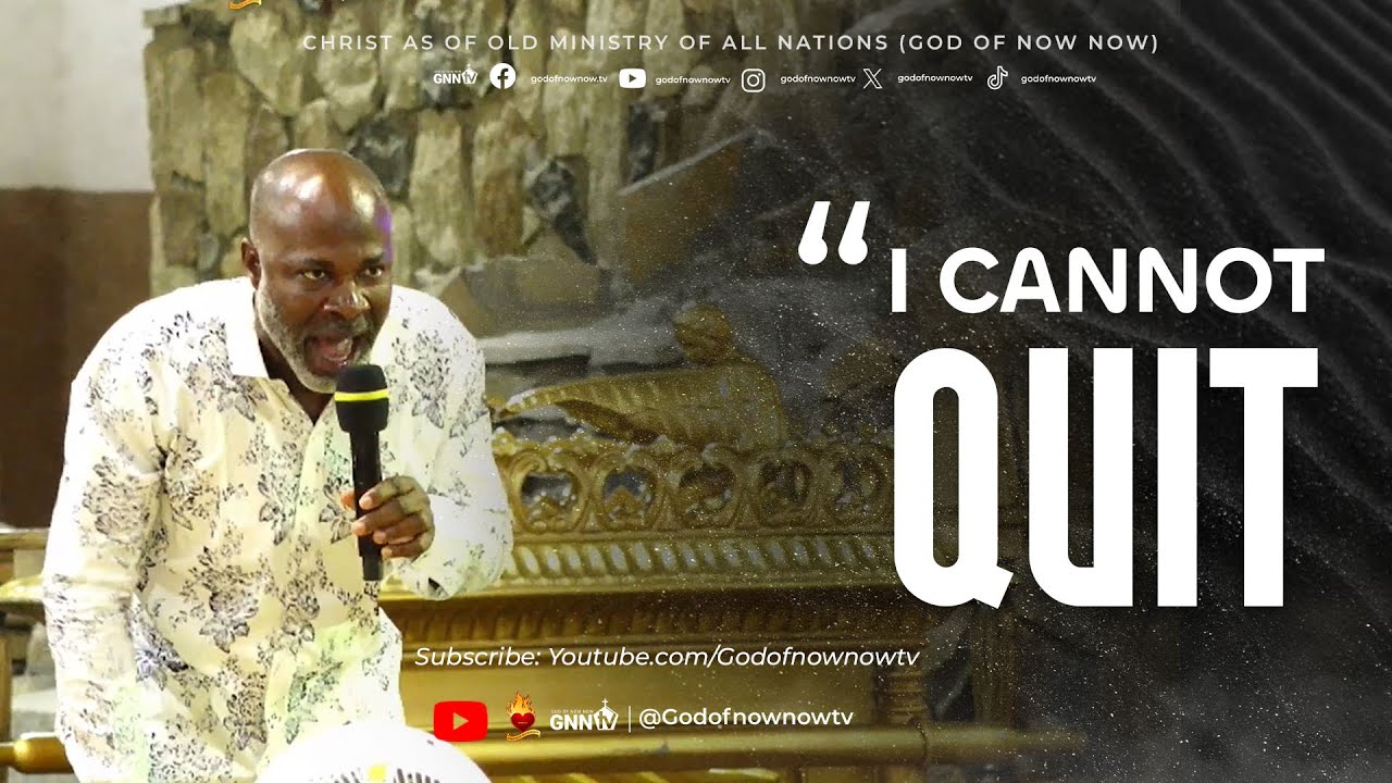 SERMON: I CANNOT QUIT, I CANNOT BE DEFEATED | PROPHET RITABBI
