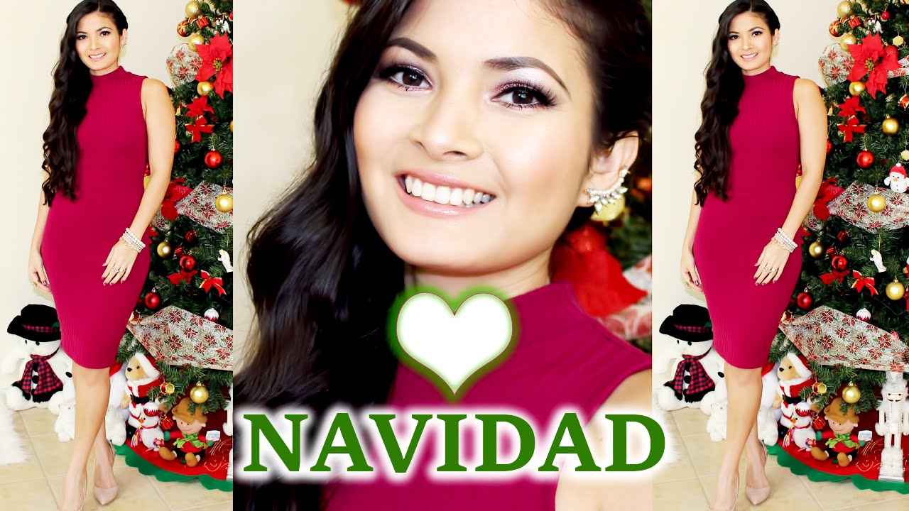 GRWM 🎄 Fiestas de Navidad 🎁 Arreglate conmigo para Año Nuevo 👗 Bessy Dressy