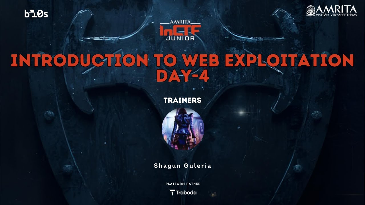 Introduction to Web Exploitation - Day 4 | InCTF Junior 2025