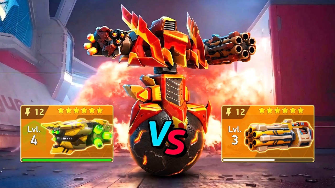 Mech Arena Nomad - Hornet 12 vs Charge Rocket 12