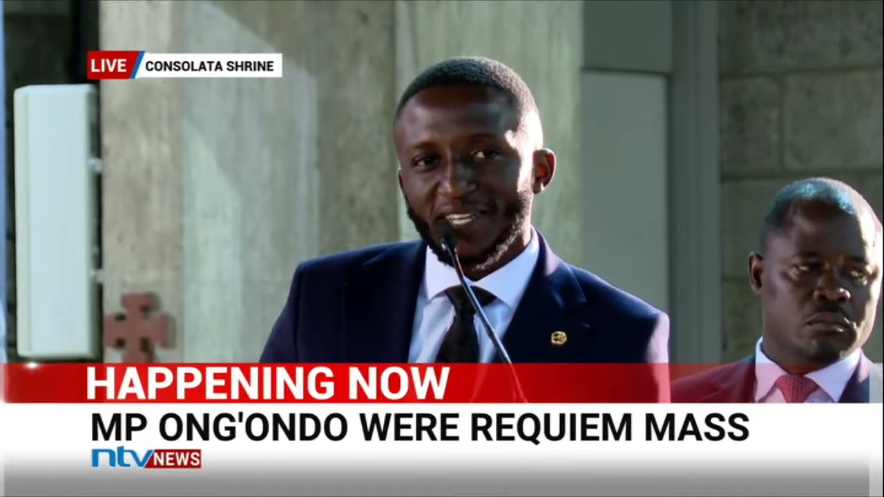Family, MPs push for speedy investigations of Ong'ondo Were's murder during requiem mass