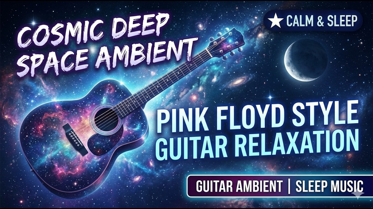Pink Floyd Style Sleep Music 🌙 | Deep Ambient Guitar Journey for Rest & Inner Peace