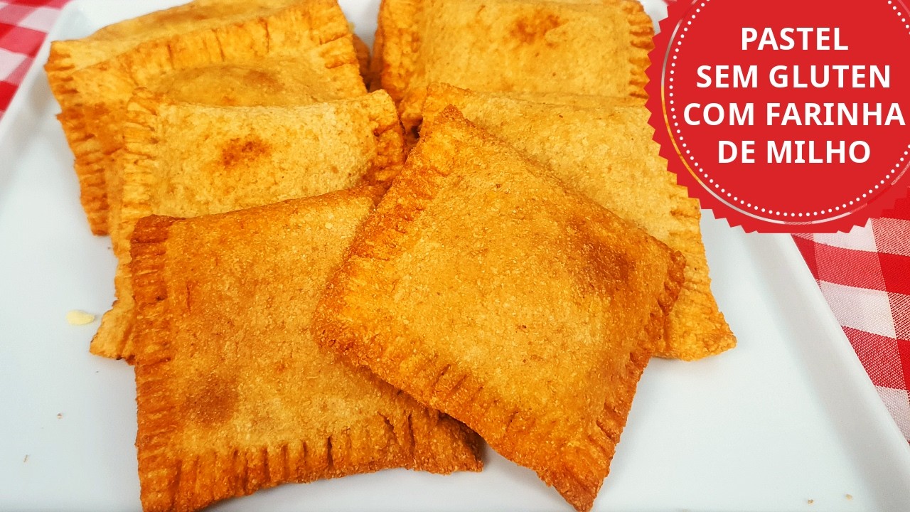 Receita de PASTEL FRITO Sem Glúten e Sem Lactose: Fácil, Saudável e Delicioso!!