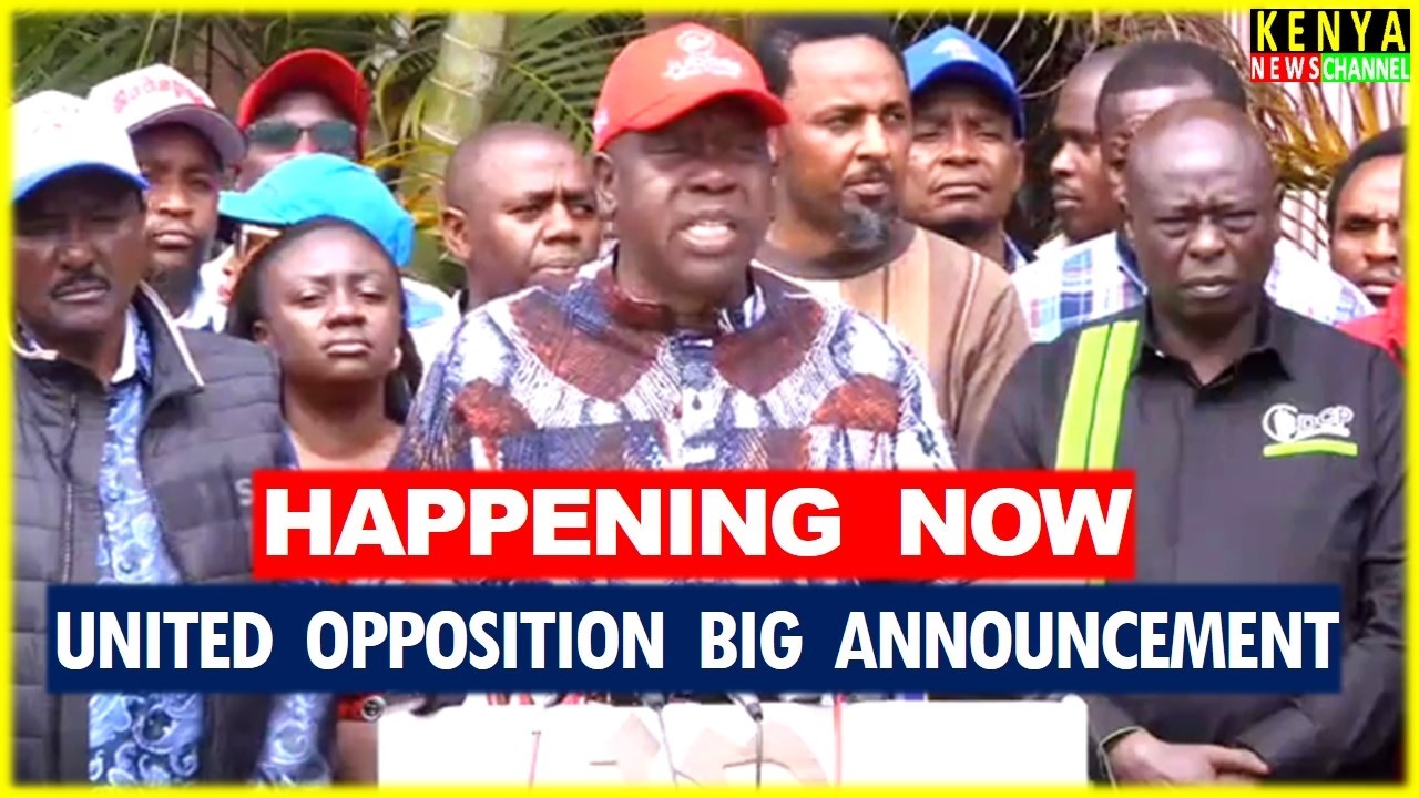 LIVE - Matiangi, Gachagua & Kalonzo address the Nation ahead of Nationwide Rallies from Kisii