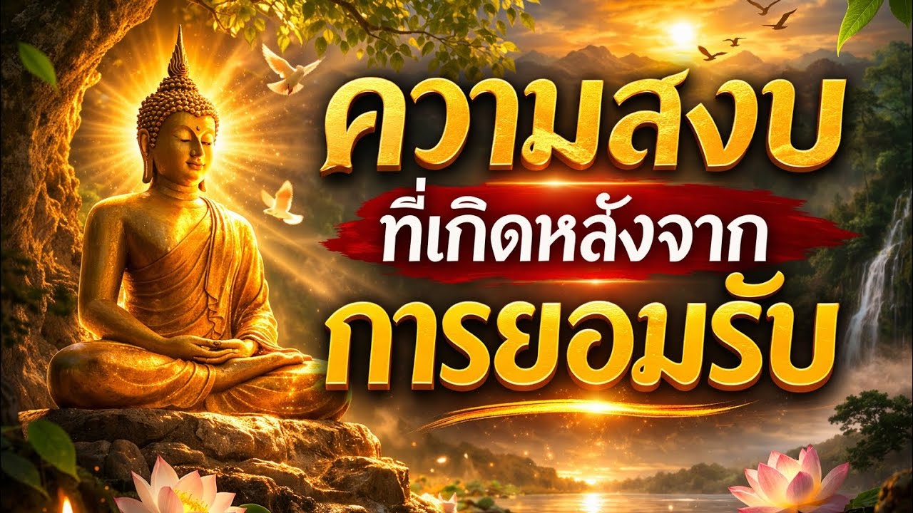 ความสงบ ที่เกีดจาก การยอมรับ #ฟังธรรมะก่อนนอน #ความสงบ #การยอมรับ