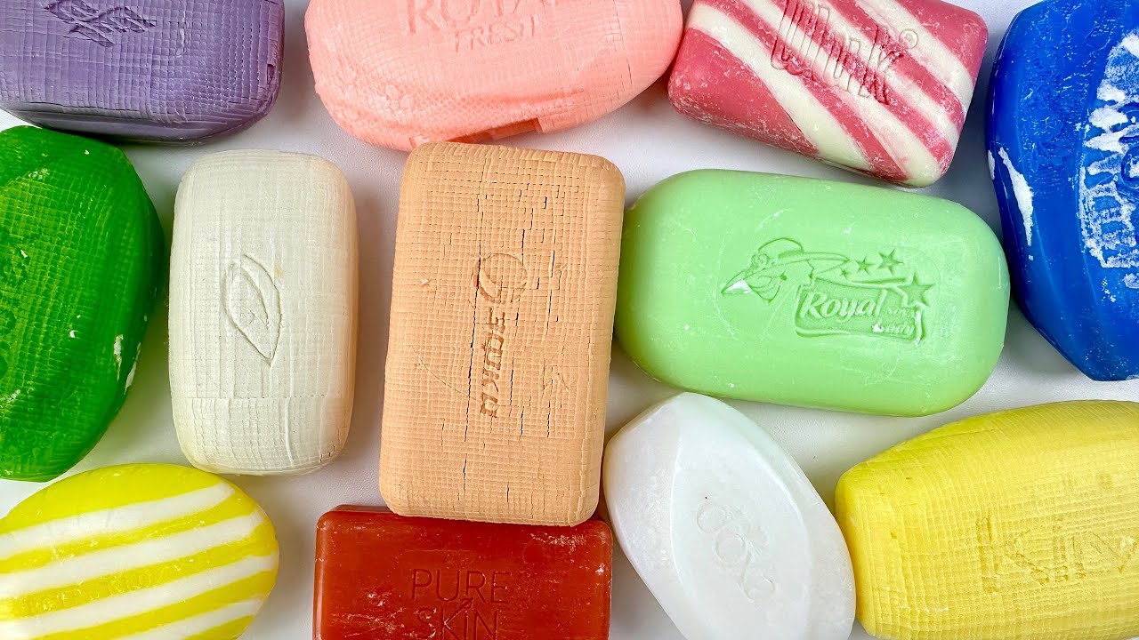 ASMR Carving soap cubes. Cutting dry soap | ASMR Soap.