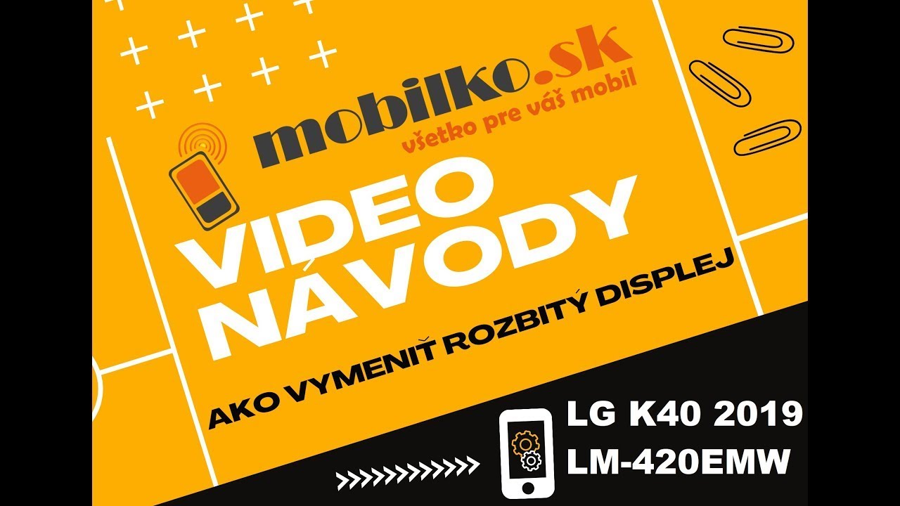 LG K40 2019 výmena displeja na mobile / Lcd Screen Replacement LG K40 2019 (LM-X420EMW)
