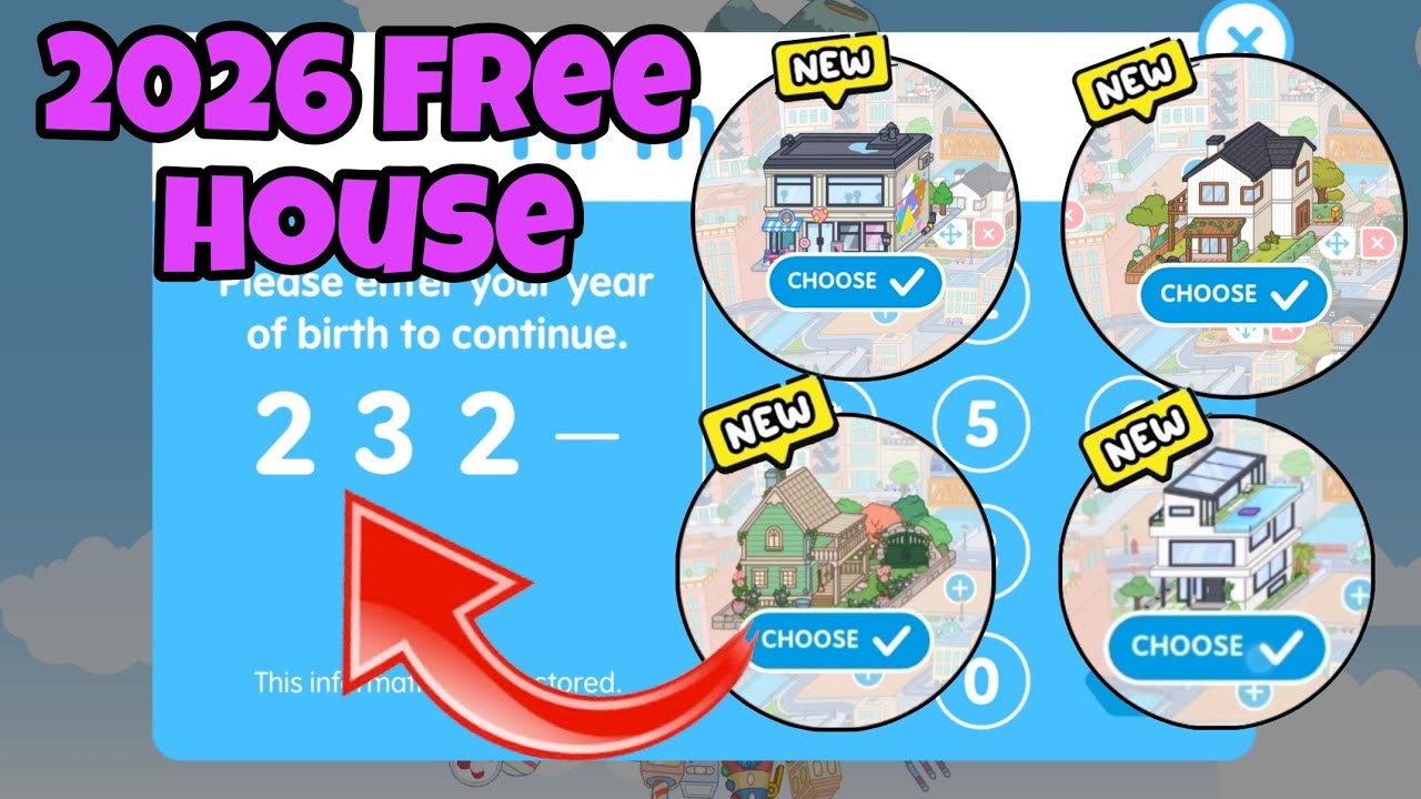 Free New House Toca Life World 🌎 Toca Boca Free Code 2026 | Free Code