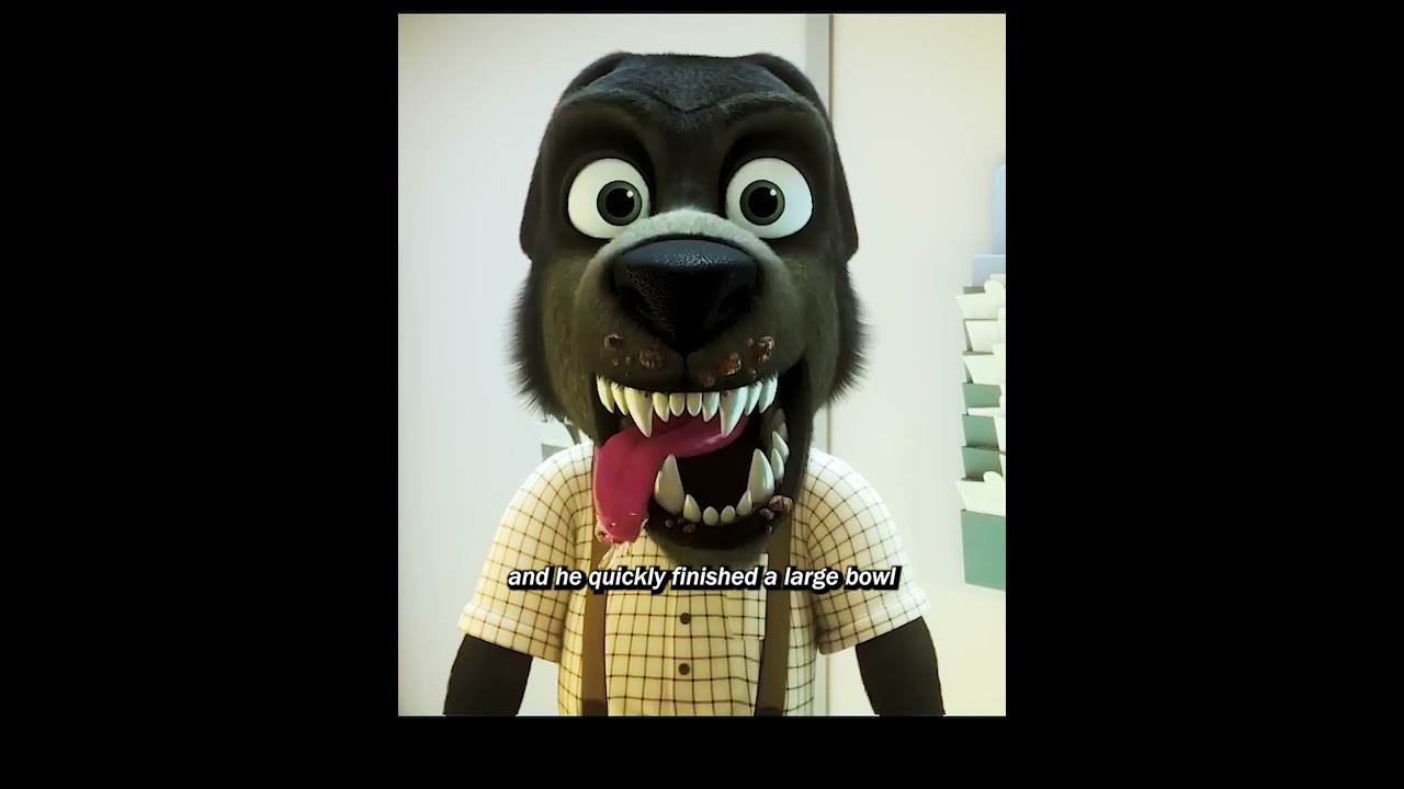 The wolf disguised itself as a dog in order to sneak into the flock of sheep. #movie #film #foryou