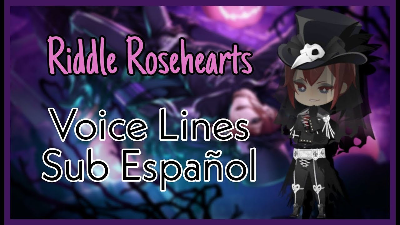 Twisted wonderland ~Riddle Rosehearts Scary Dress Voice Lines~ (Sub Español)