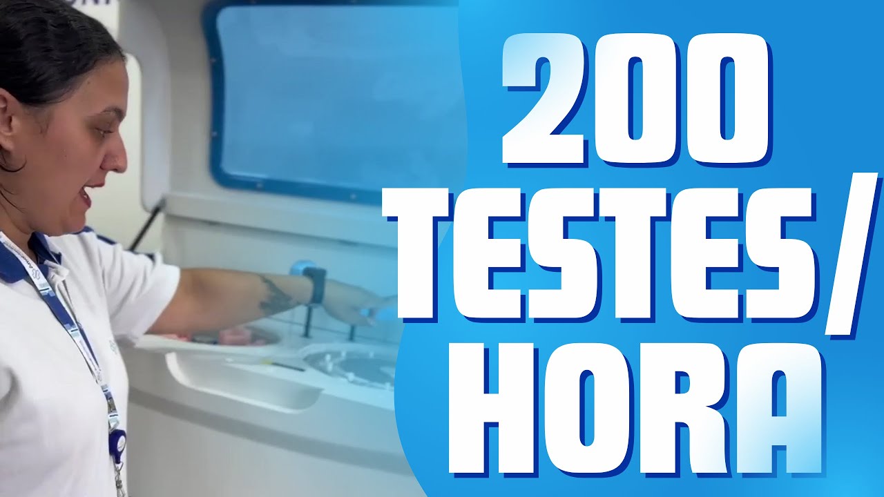 Conheça nosso Bioquímico Automático AMA B - 200! 200TESTES/HORA