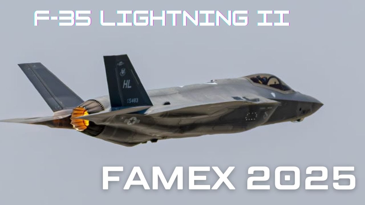 En México el F-35 Lightning II realizó su primera exhibición en vuelo en América Latina; FAMEX 2025