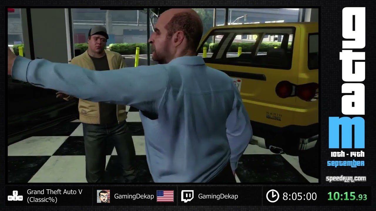 GTA Marathon 2014 - Grand Theft Auto V Classic% By Dekap