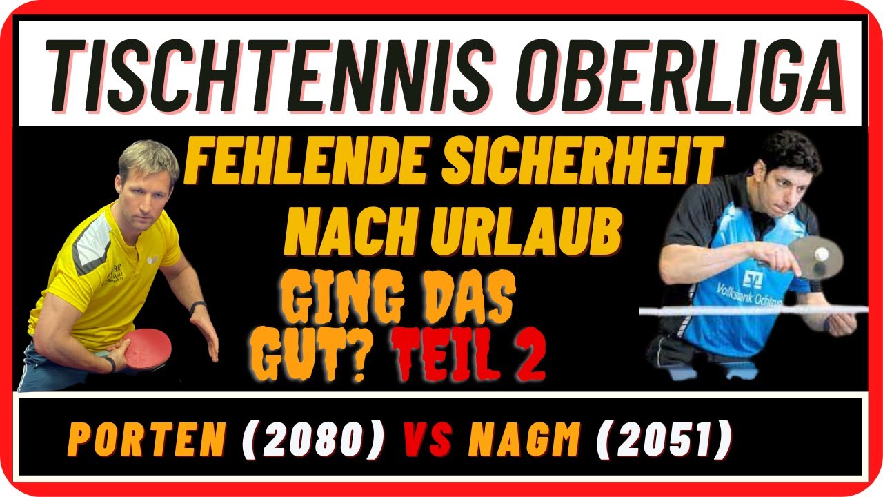 Tischtennis 🏓 Oberliga // Spiel gegen Köln Porz ⚪️ 🔴