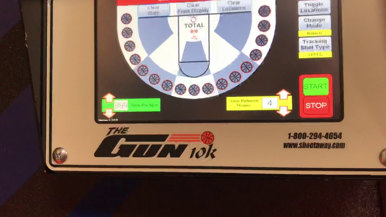 Shoot-A-Way 10k basketball interface demo