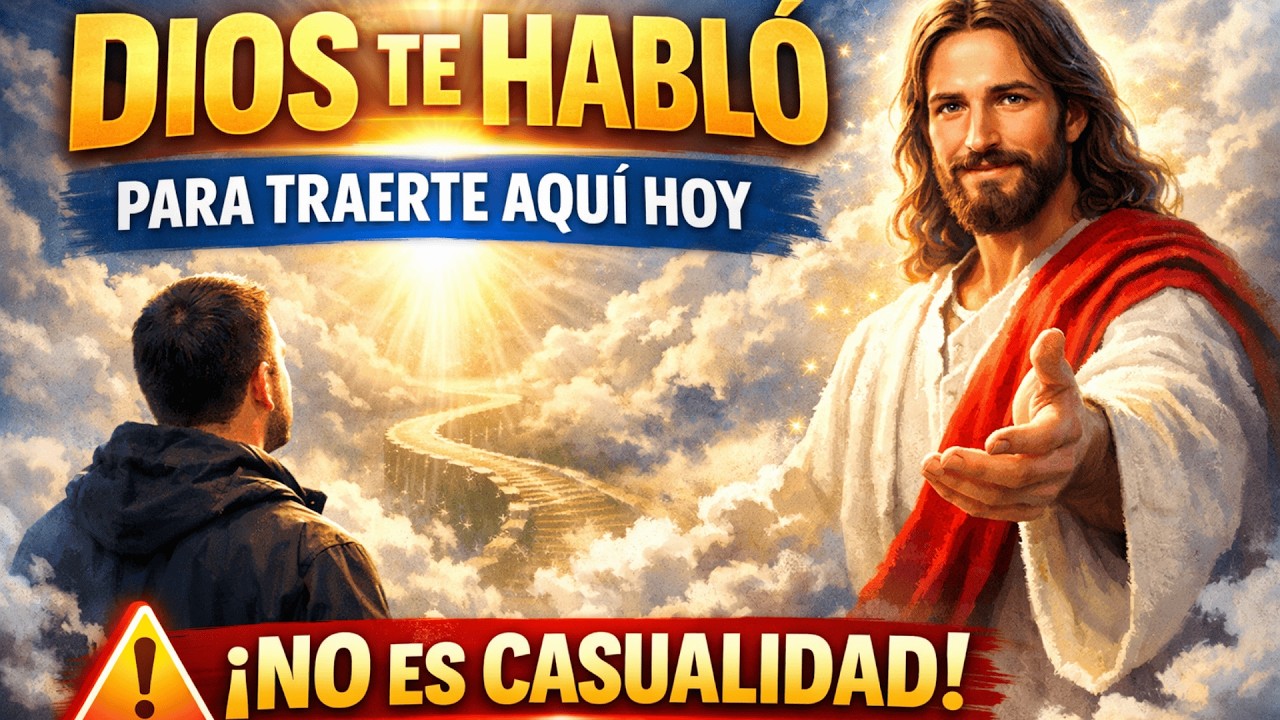 DIOS TE HABLÓ PARA TRAERTE AQUÍ HOY | ¡NO ES CASUALIDAD!