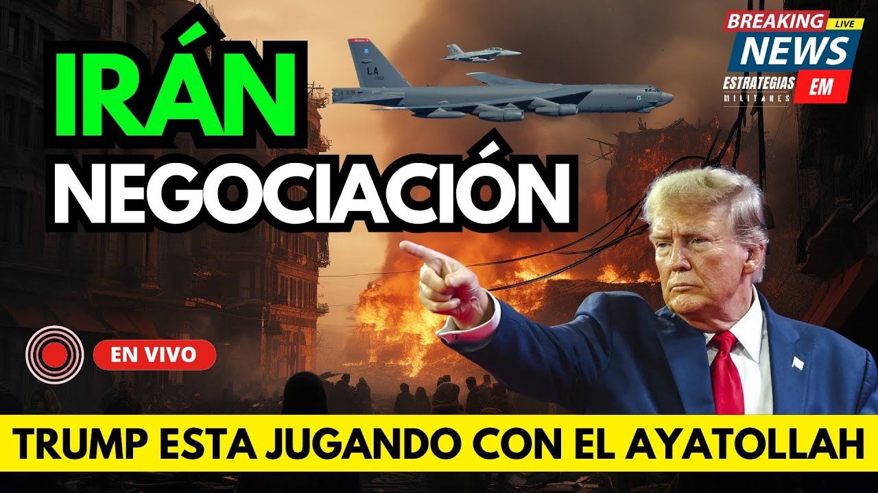 🚨 NOTICIAS IRÁN TRUMP PREPARA ATAQUE SORPRESA AL AYATOLLAH ¿NEGOCIACIÓN?