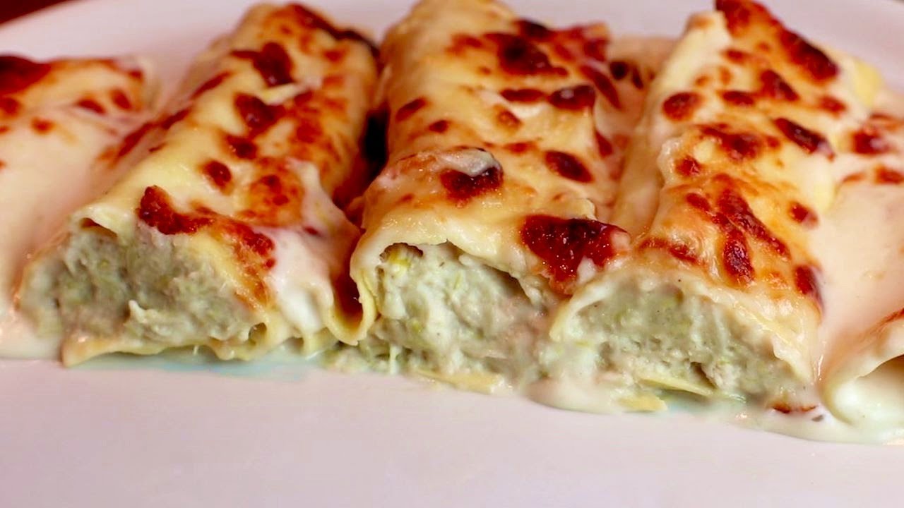 Вы будете часто готовить этот рецепт | Быстро и просто! Каннеллони с курицей! # 420