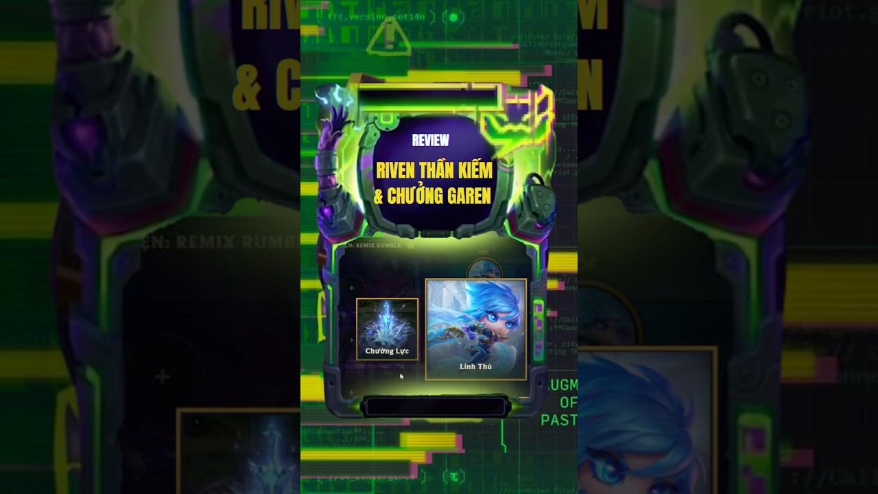 Review Riven Thần Kiếm & Chưởng Lực Garen Sư Vương Đấu Trường Ch&acirc;n L&yacute; #tft #dtcl #shotrs