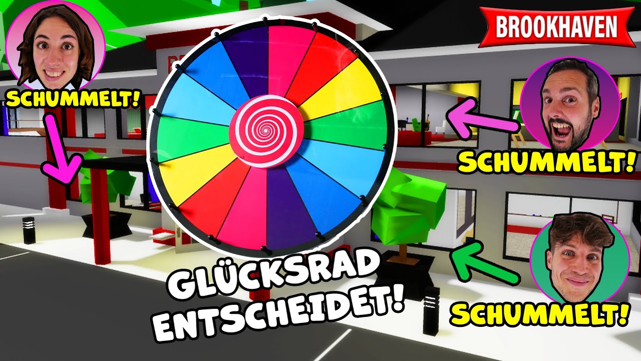HIDE AND SEEK, aber Glücksrad sagt wie ALLE schummeln dürfen! Kaan, Lena & Tom in Brookhaven
