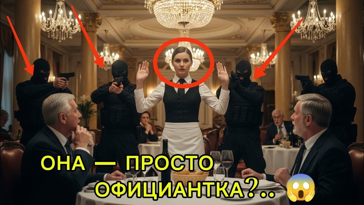 Пятеро мужчин НАПАЛИ на миллиардера в ресторане… но СКРЫТЫЙ НАВЫК официантки изменил ВСЁ 😱