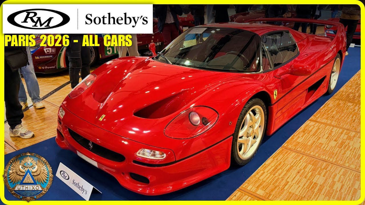 2026 RM Sotheby's Paris Auction - COMPLETE WALKTHROUGH / ALL CARS - January Louvre France Hypercars