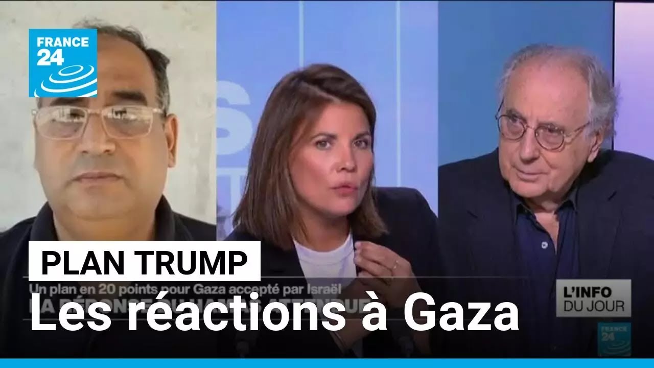 Trump dévoile son plan en 20 points pour Gaza, la réponse du Hamas attendue • FRANCE 24