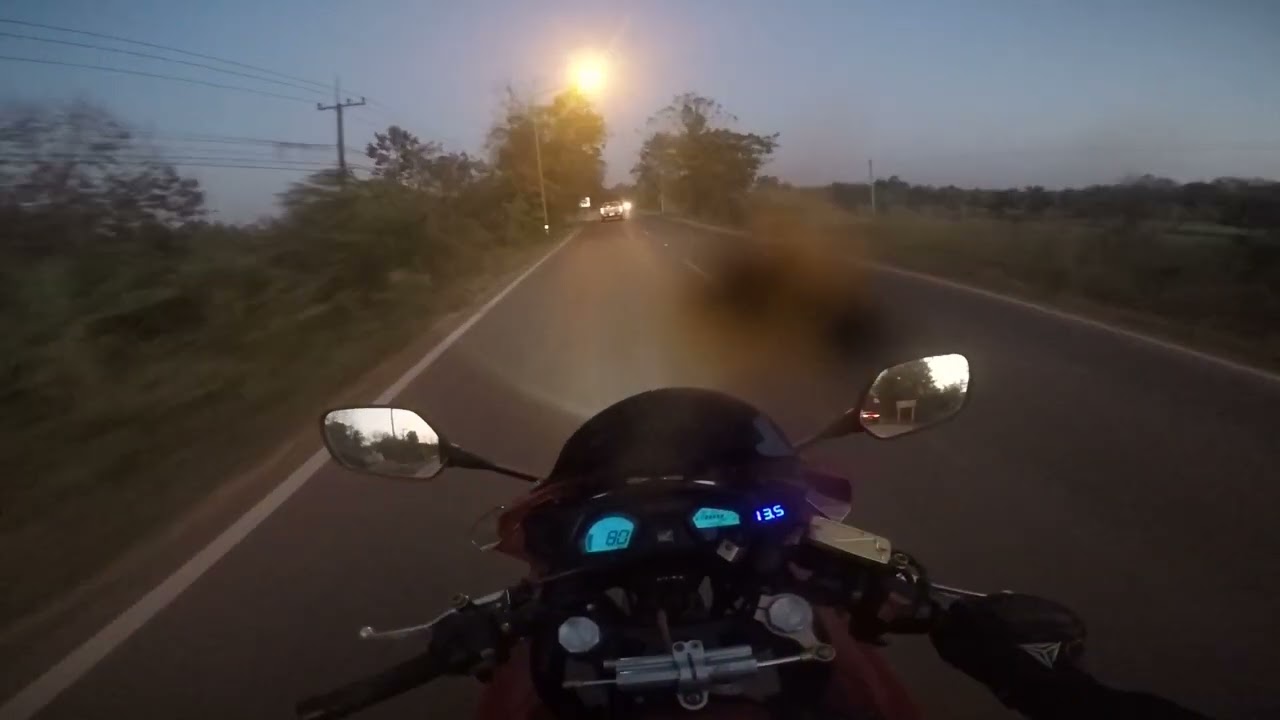 CBR650F บ้านม่วง สกลนคร - ศรีวิไล หินสามวาฬ บึงกาฬ trip 1806km