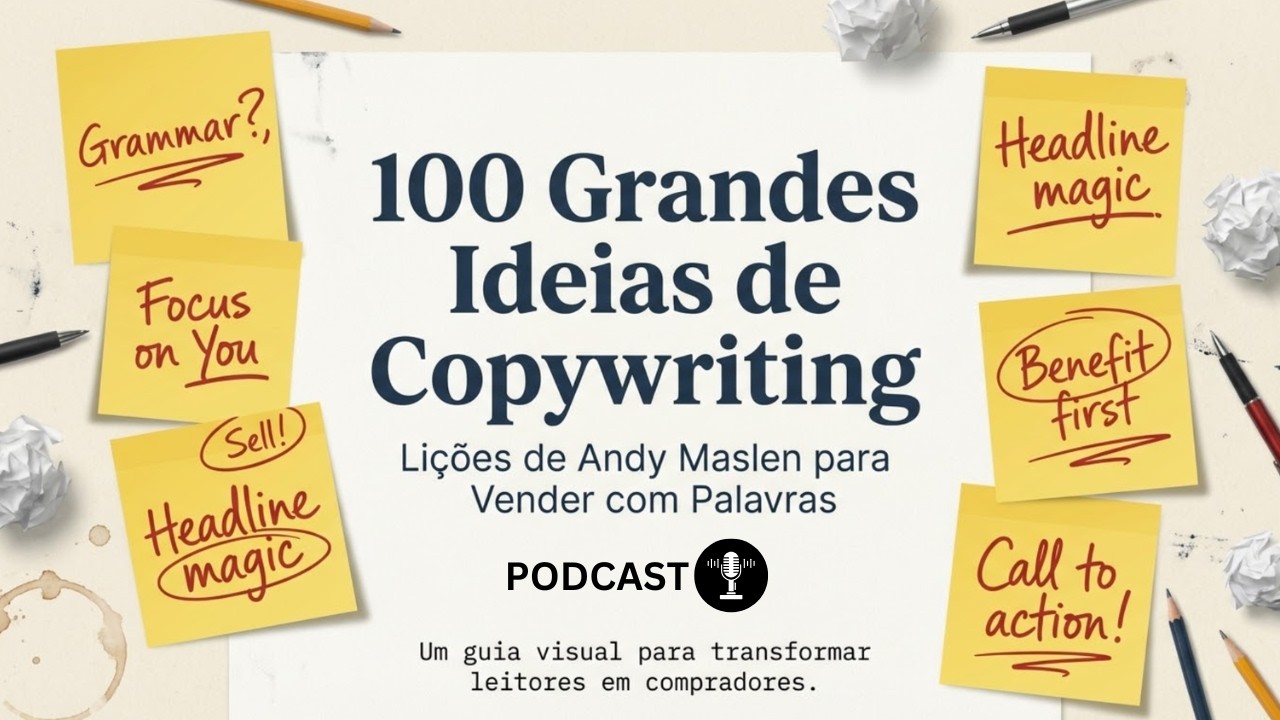 PODCAST 20 - COPYWRITING - 100 GRANDES IDEIAS DE COPYWRITING - ANDY MASLEN