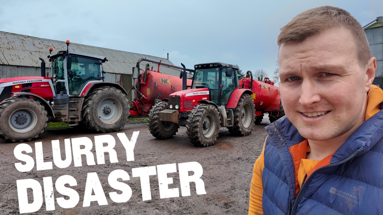 Finally Spreading Slurry… Then the Tanker Breaks After One Load