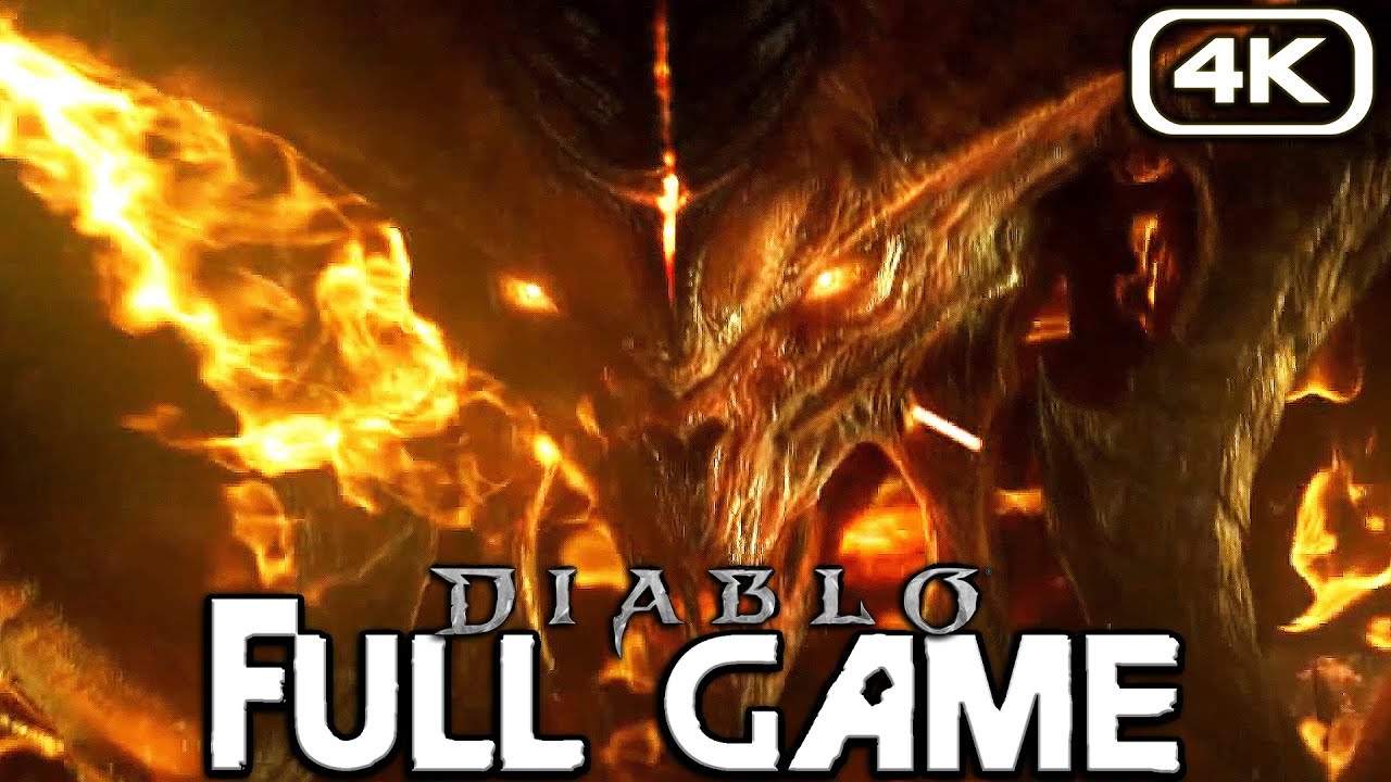 DIABLO Gameplay Walkthrough FULL GAME (4K 60FPS) No Commentary