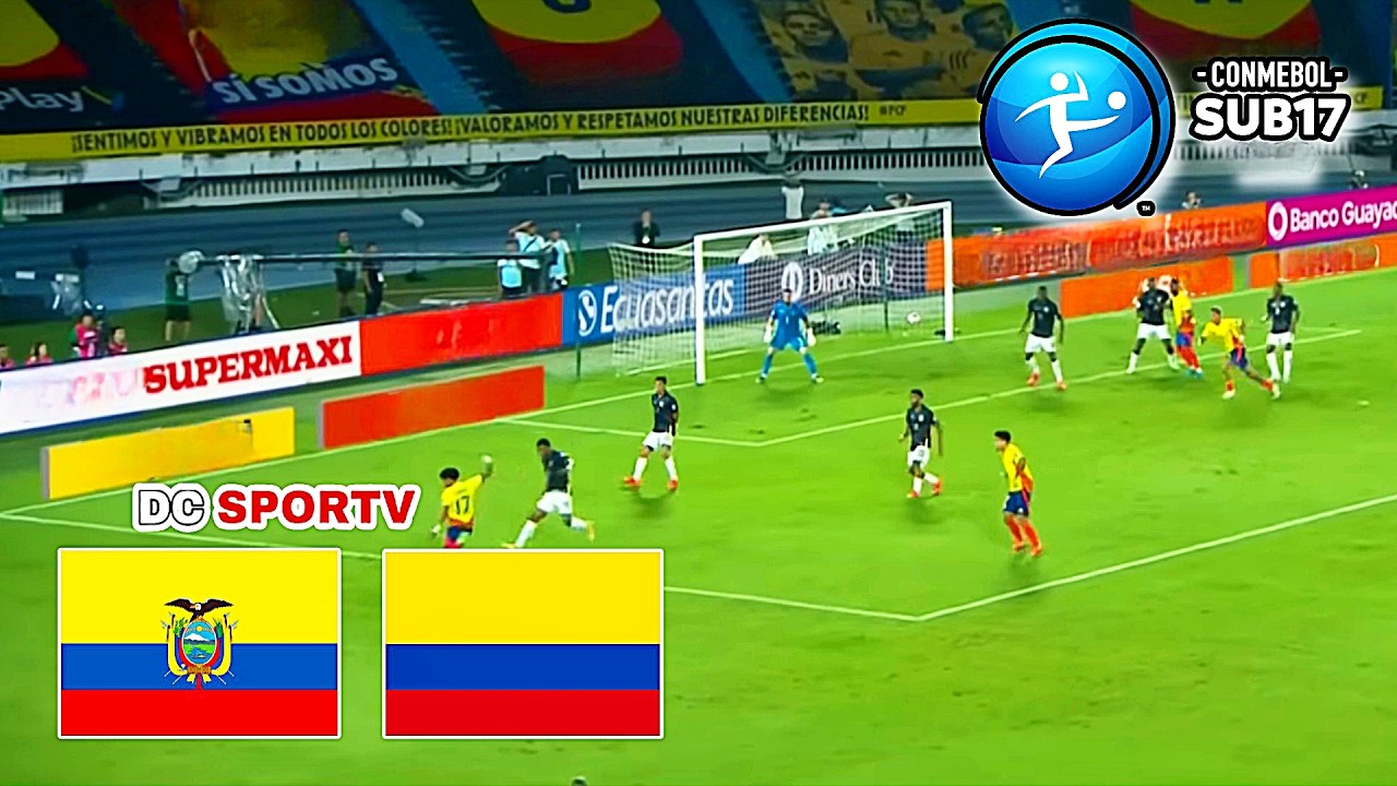Ecuador vs Colombia EN VIVO Sudamericano Sub 17 2026