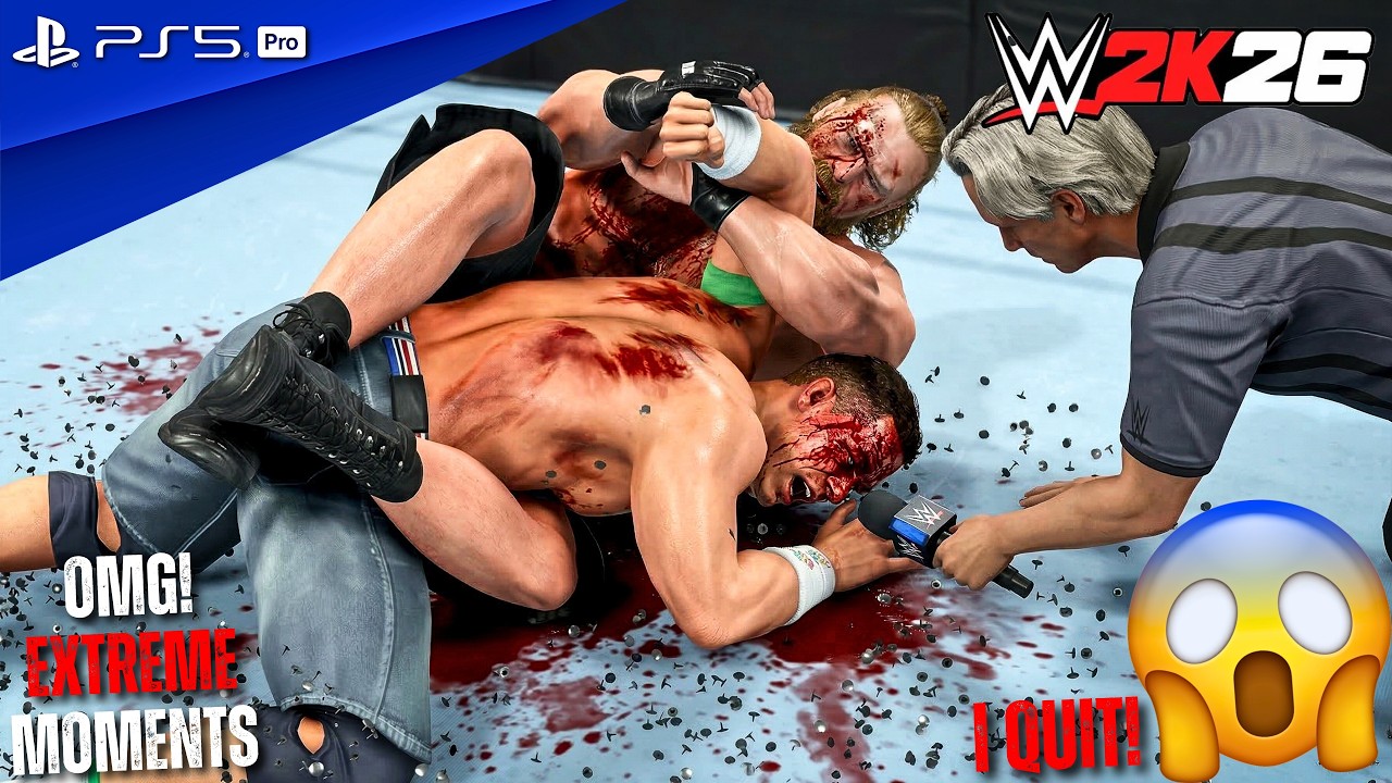 WWE 2K26 - Брок Леснар против Джона Сины - Матч 