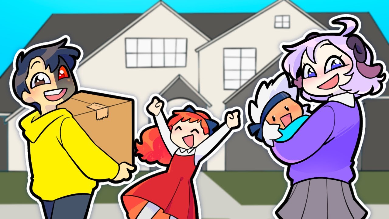Moving into our NEW HOME! (Roblox)