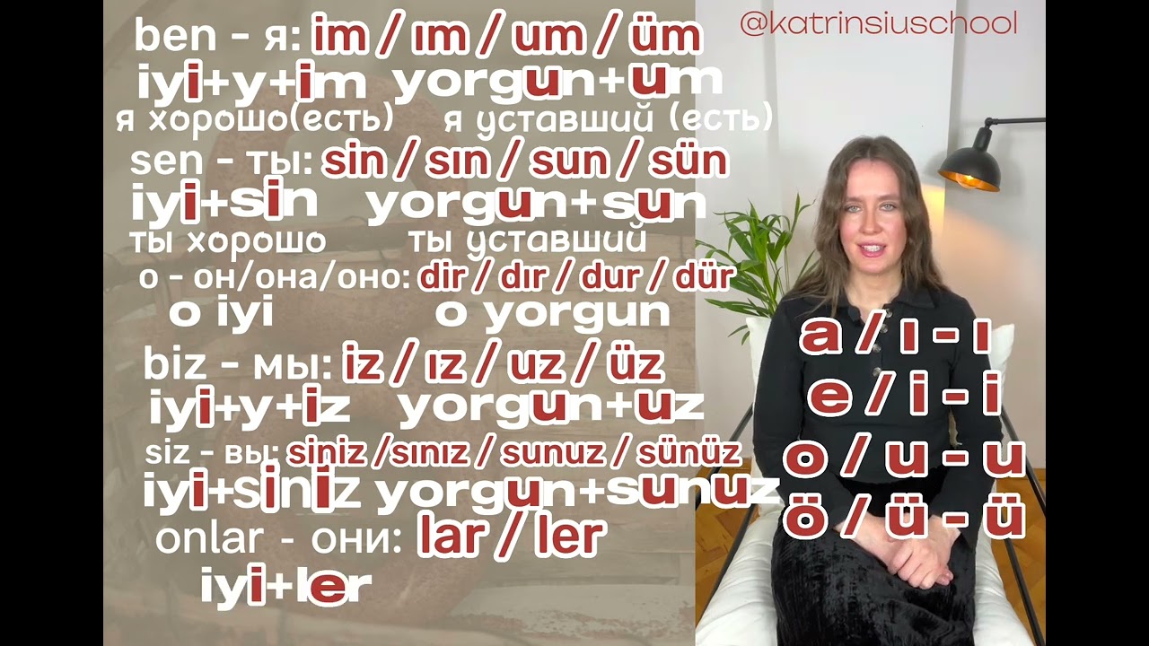 5 урок курса @KatrinSchool_tr “ЗАГОВОРИ НА ТУРЕЦКОМ ПРЯМО СЕЙЧАС”
