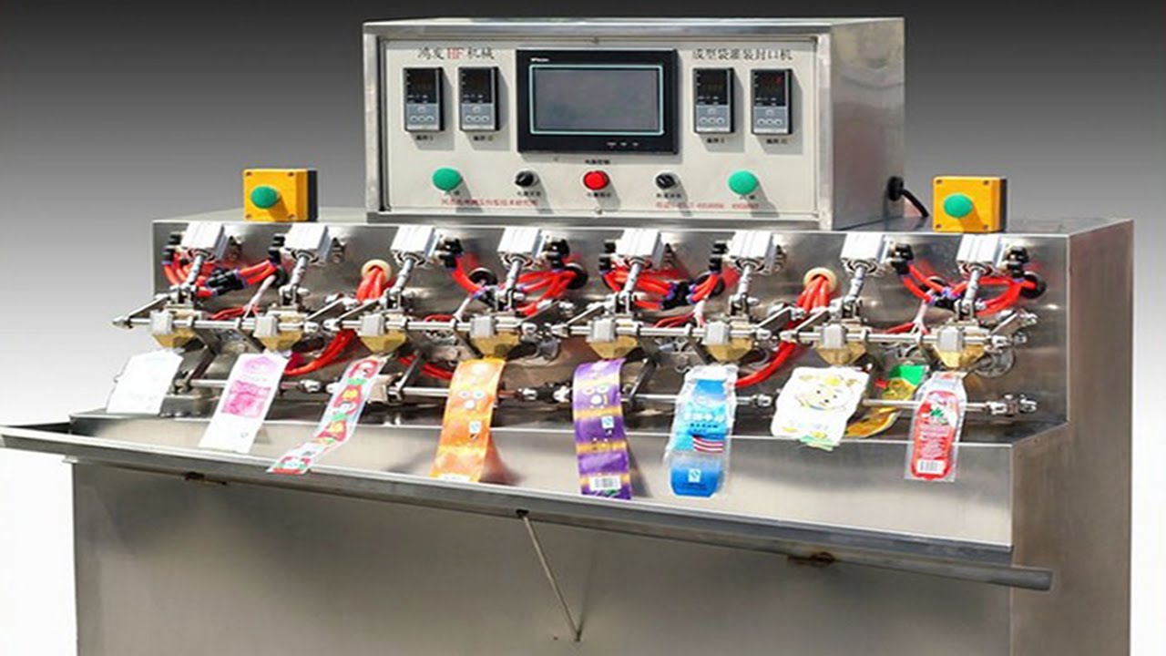 ice lolly stick filling sealing machines automatic juice drinking packaging machinery spout bags