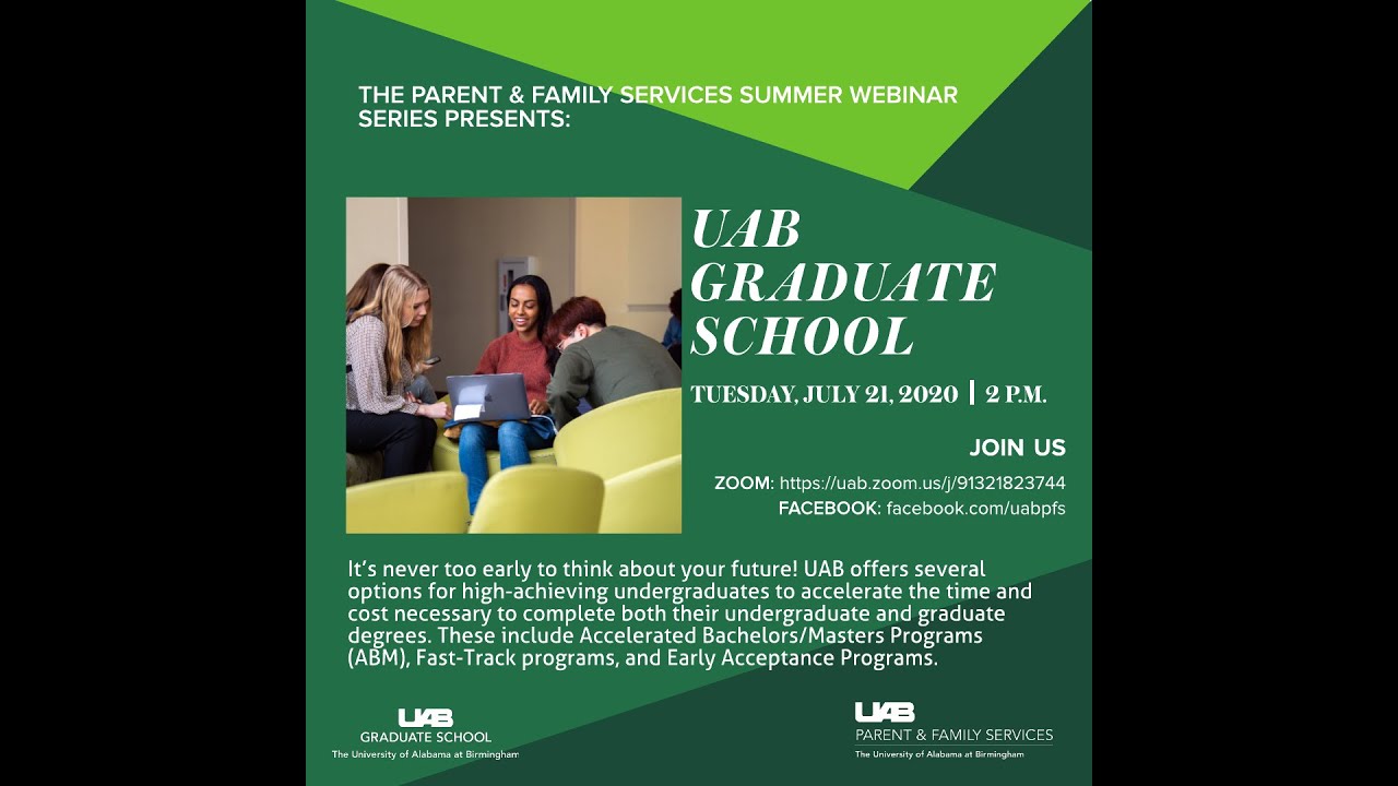 UAB Early Acceptance Program Webinar 2020