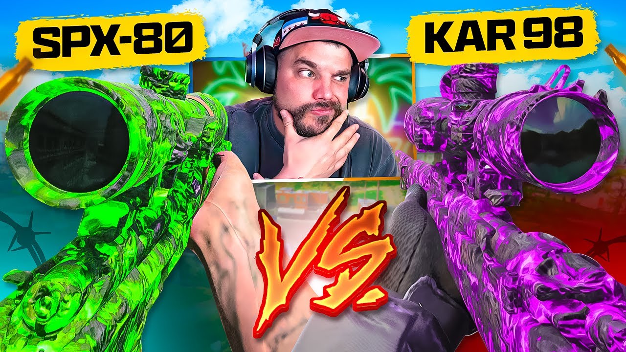 SPX vs KAR98k ! Quel est LE MEILLEUR SNIPER pour WARZONE