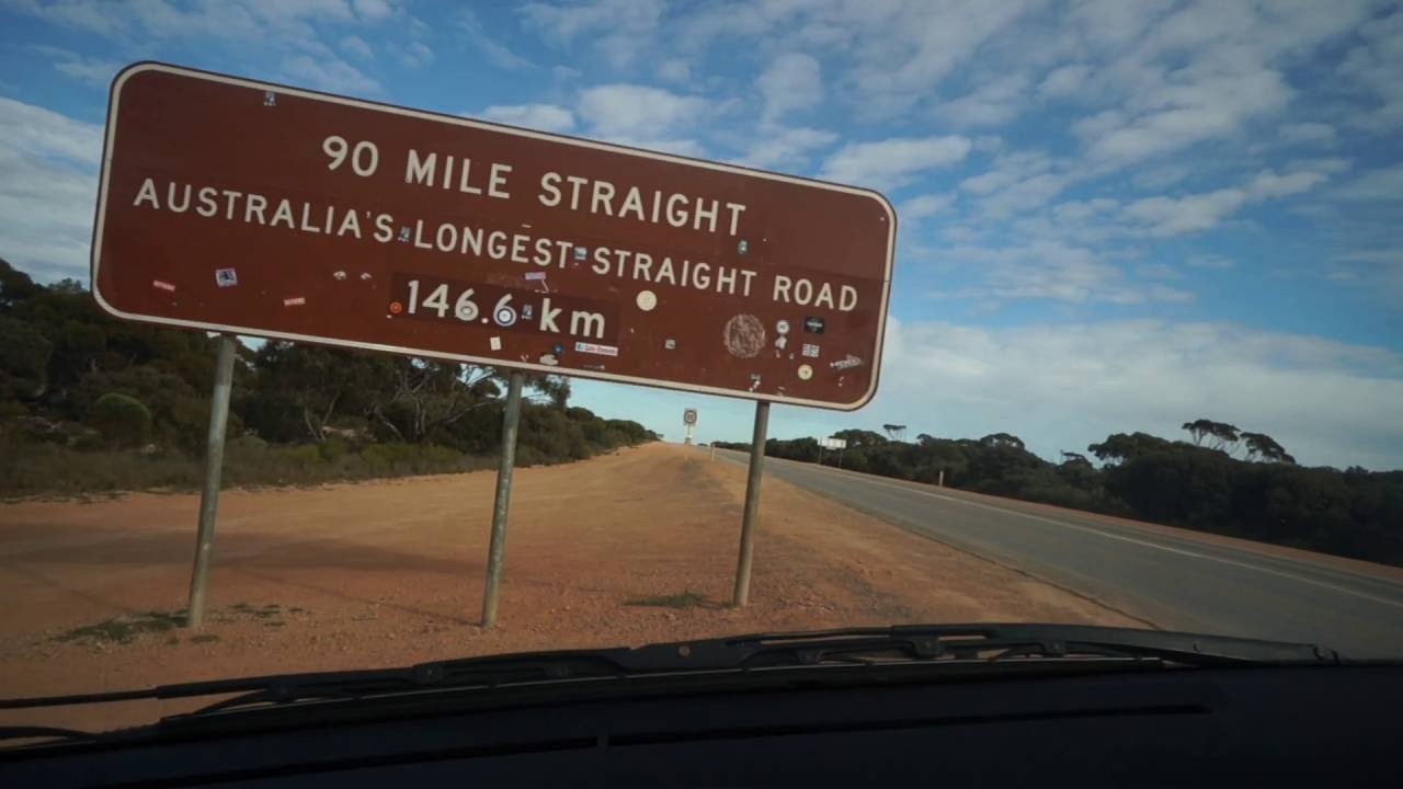 Time-Lapse: 90 Mile Straight - Australia's Longest Straight Road