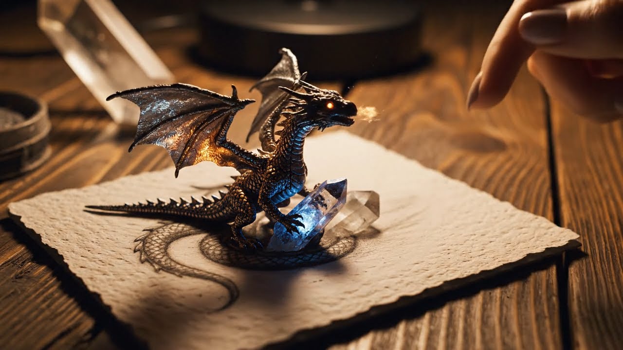 Realistic ASMR Animation Magical 3D Creatures Come to Life from Pencil Sketches |