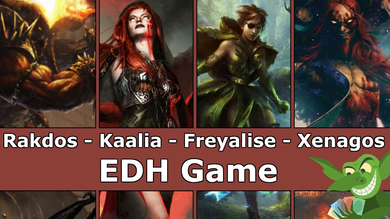 Rakdos vs Kaalia vs Freyalise vs Xenagos EDH / CMDR game play for Magic: The Gathering