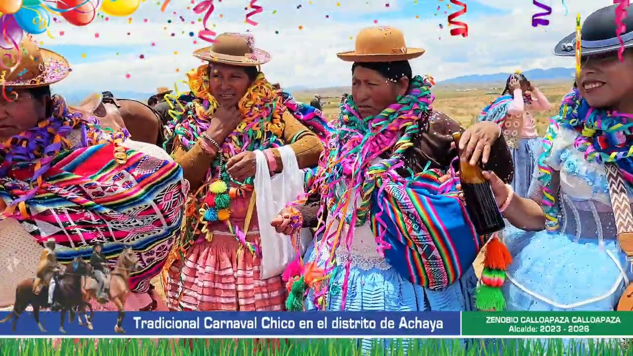 TRADICIONAL CARNAVAL CHICO (SAN SEBASTIAN) EN EL DISTRITO DE ACHAYA