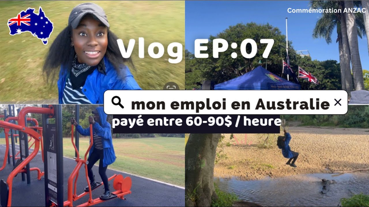 EP07 Vlog Mon meilleur emploi en Australie 🇦🇺 payé entre 60-90$ / heure