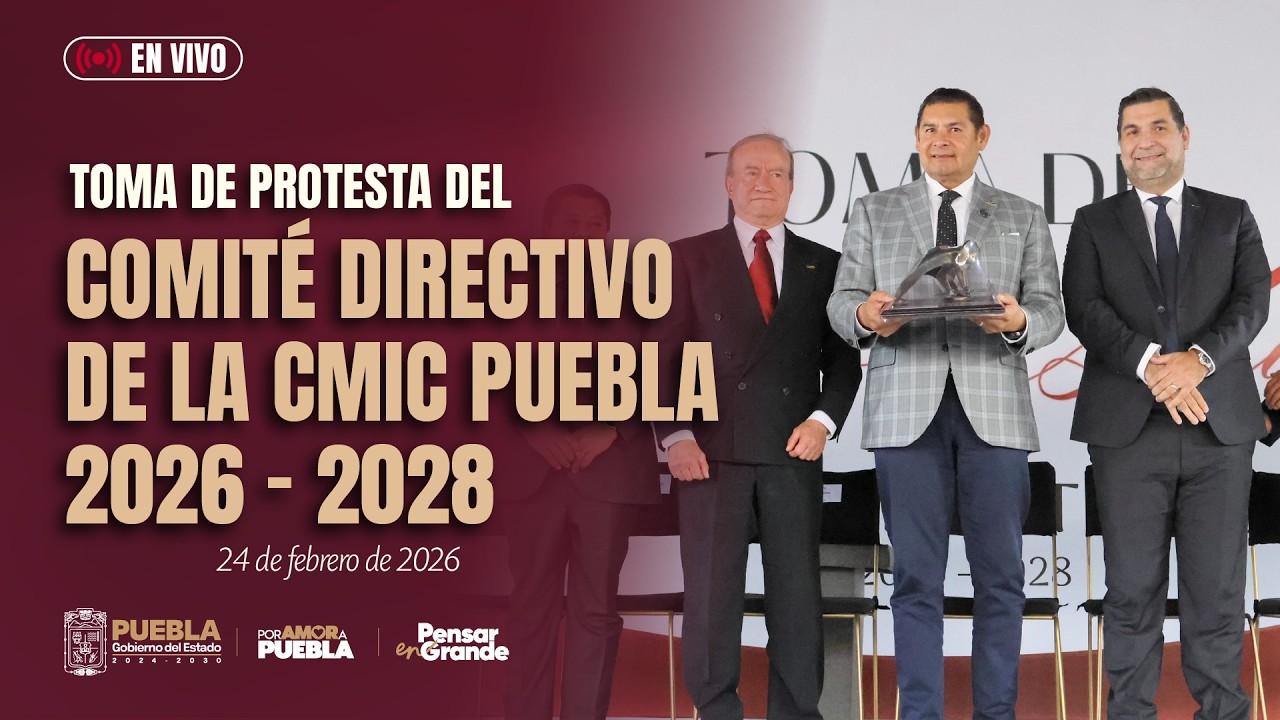 Toma de Protesta del Comité Directivo de la CMIC Puebla 2026-2028