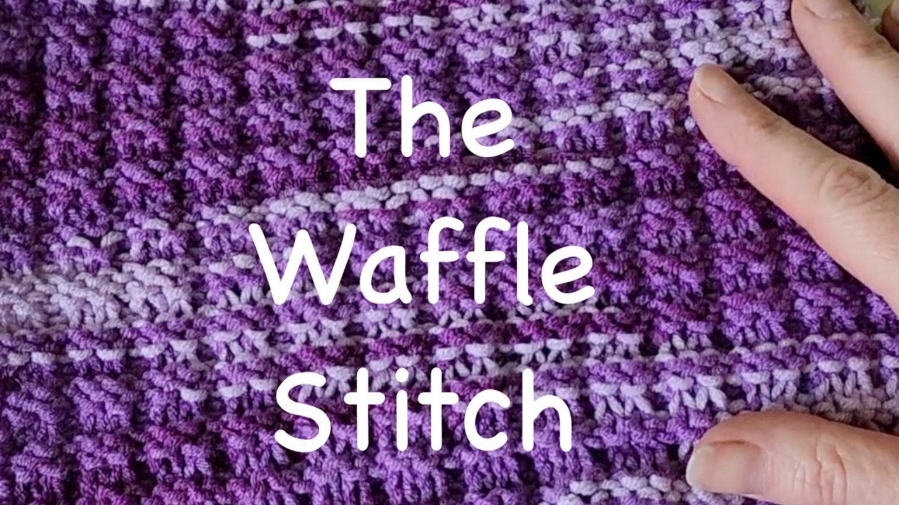 How to knit the waffle stitch
