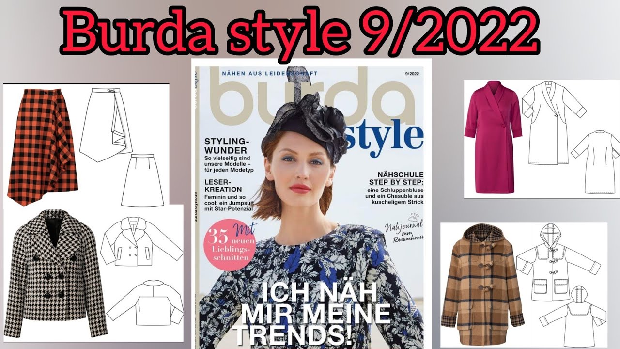 Burda style 9/2022 (part one) full preview and complete line drawings 👌🏼 ♥